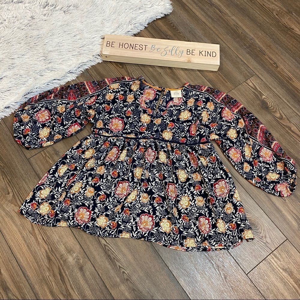 Knox Rose XS Floral Boho Blouse